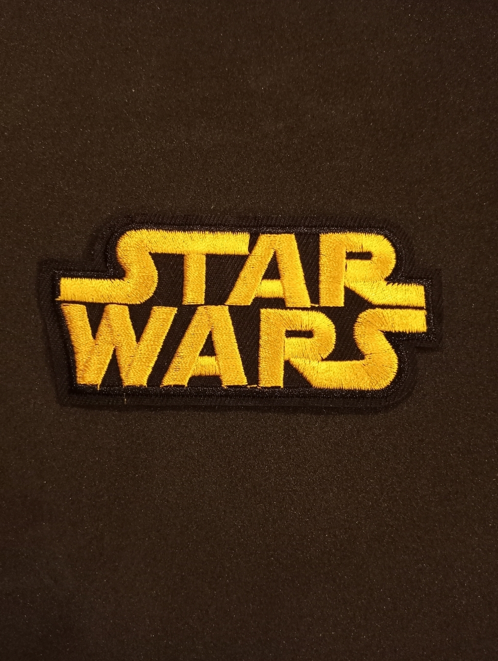 Star Wars Logo die cut embroidered patch applique